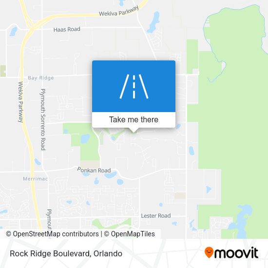 Rock Ridge Boulevard map