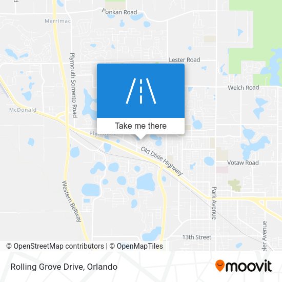 Rolling Grove Drive map