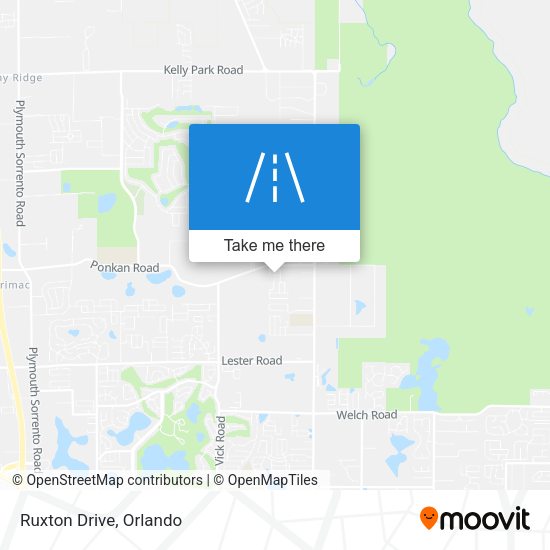 Mapa de Ruxton Drive