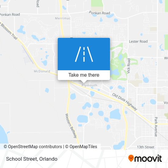 Mapa de School Street
