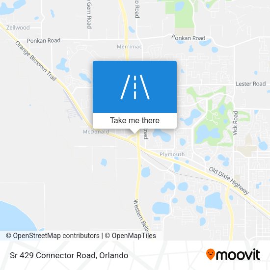 Mapa de Sr 429 Connector Road