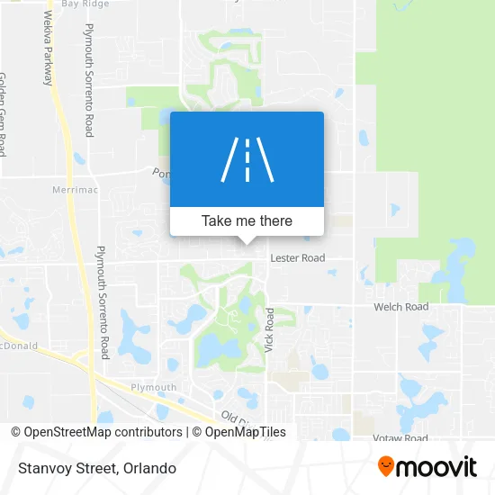 Stanvoy Street map