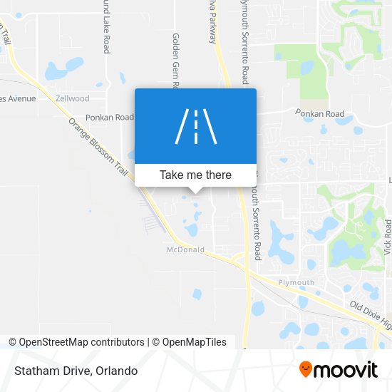 Mapa de Statham Drive
