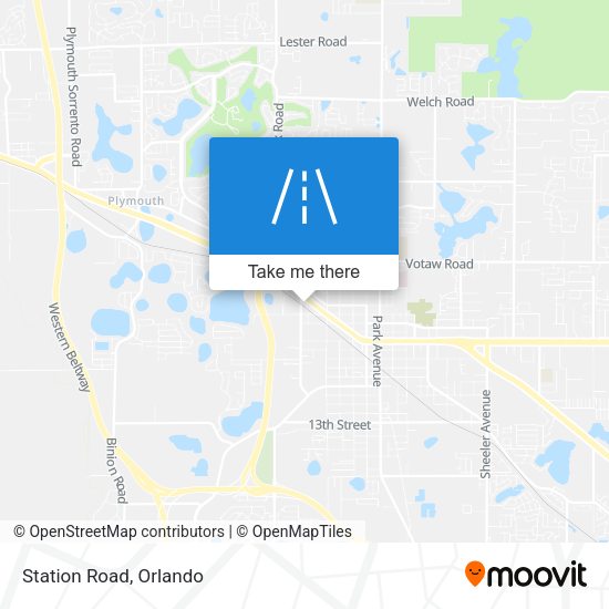 Mapa de Station Road