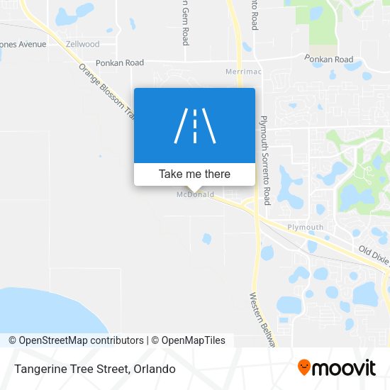 Tangerine Tree Street map