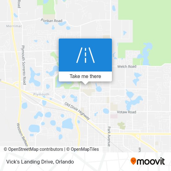 Vick's Landing Drive map