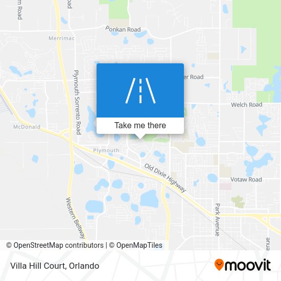 Mapa de Villa Hill Court