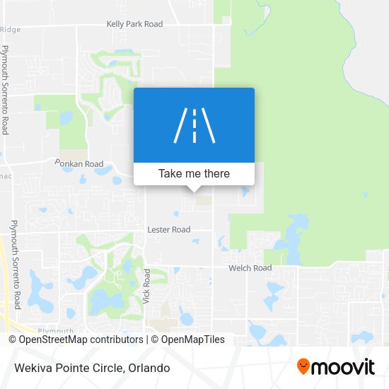 Wekiva Pointe Circle map