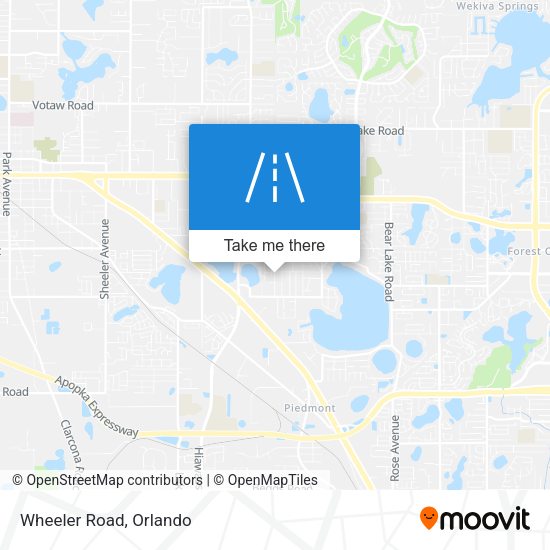 Mapa de Wheeler Road