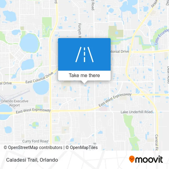Caladesi Trail map