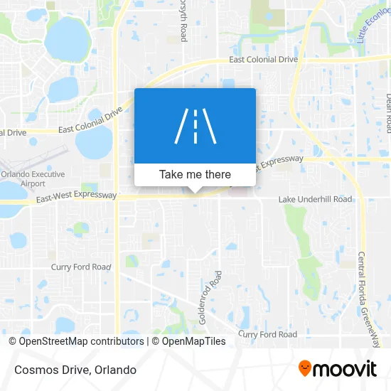 Cosmos Drive map