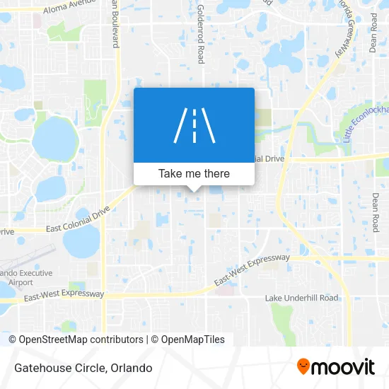 Mapa de Gatehouse Circle
