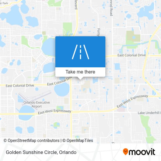 Golden Sunshine Circle map