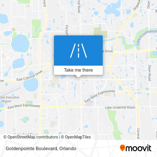 Goldenpointe Boulevard map