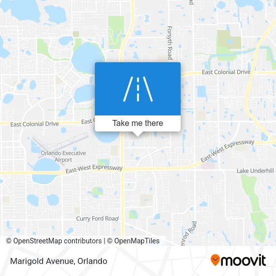 Marigold Avenue map