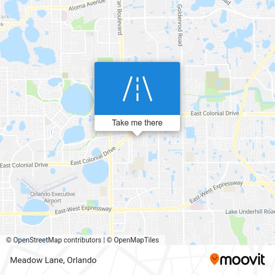 Meadow Lane map