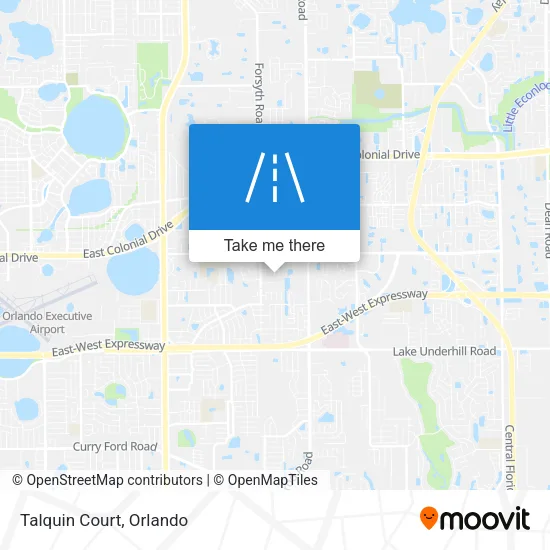 Talquin Court map