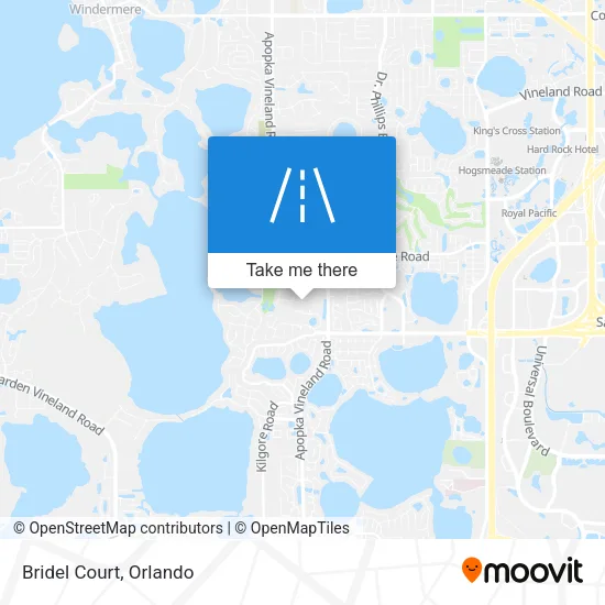 Bridel Court map