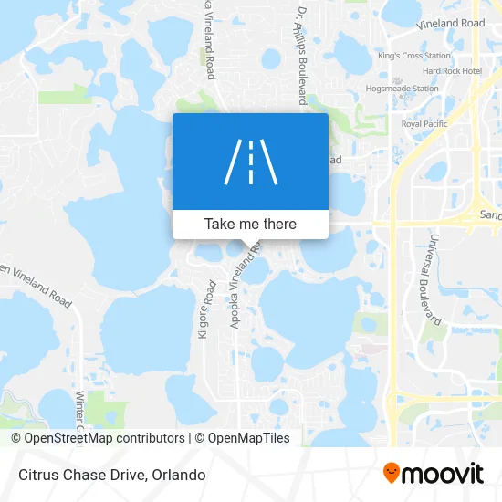 Citrus Chase Drive map