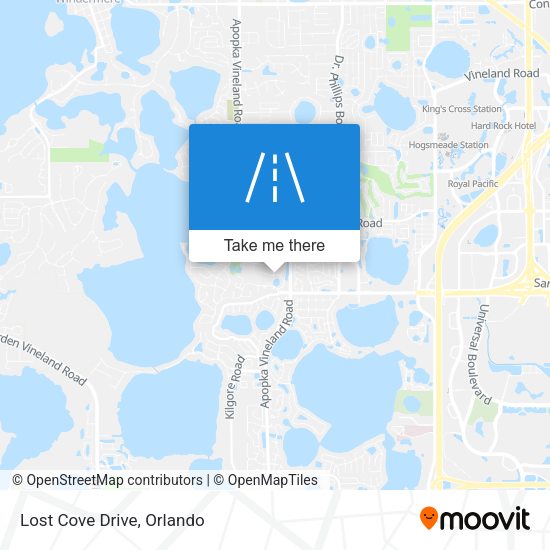 Mapa de Lost Cove Drive