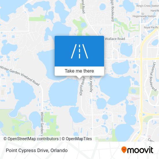 Mapa de Point Cypress Drive
