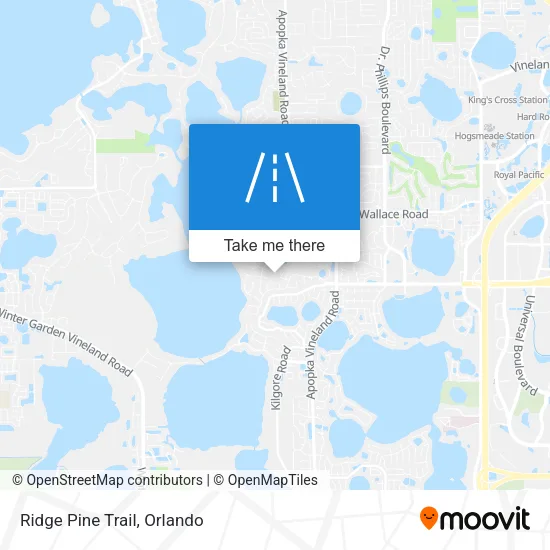 Ridge Pine Trail map