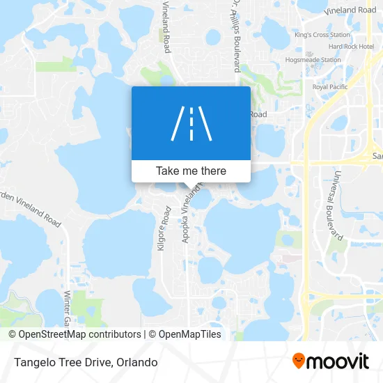 Tangelo Tree Drive map