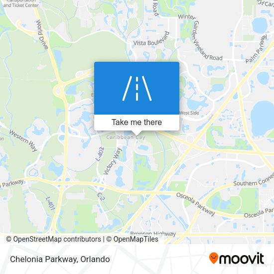 Chelonia Parkway map