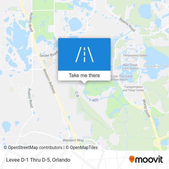 Mapa de Levee D-1 Thru D-5