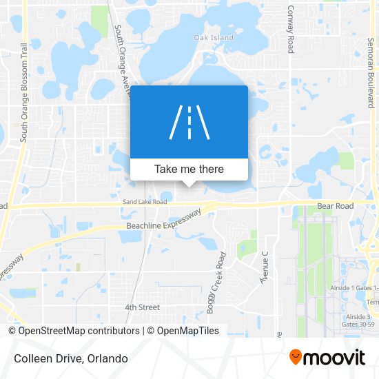Mapa de Colleen Drive