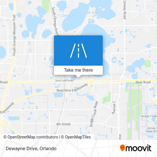 Mapa de Dewayne Drive