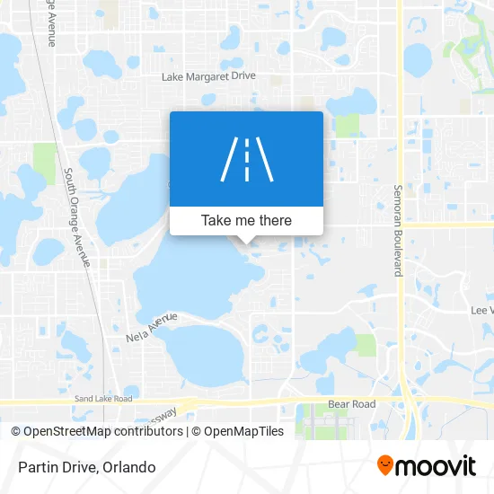 Partin Drive map