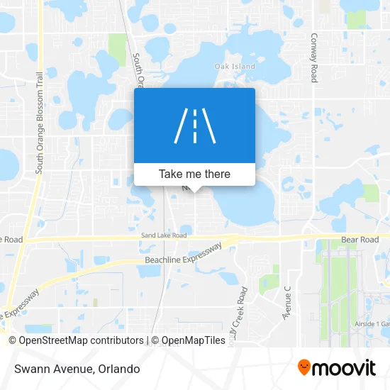 Swann Avenue map