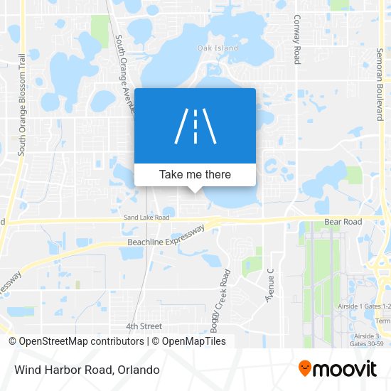 Mapa de Wind Harbor Road