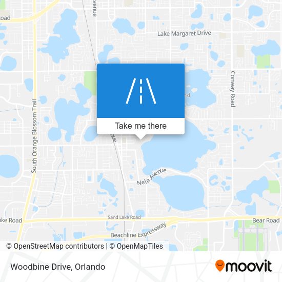 Woodbine Drive map