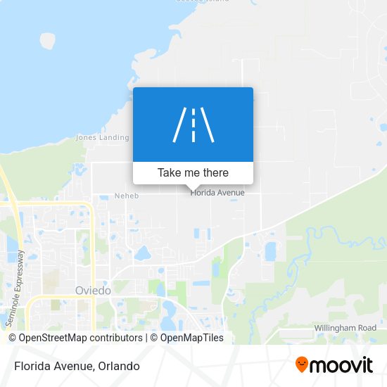 Mapa de Florida Avenue