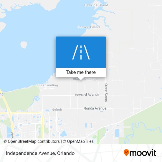 Mapa de Independence Avenue