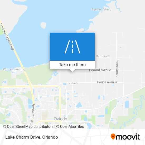 Lake Charm Drive map