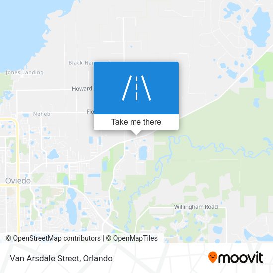 Mapa de Van Arsdale Street