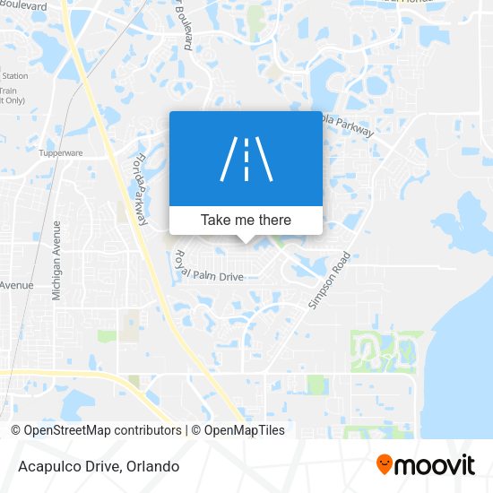 Acapulco Drive map