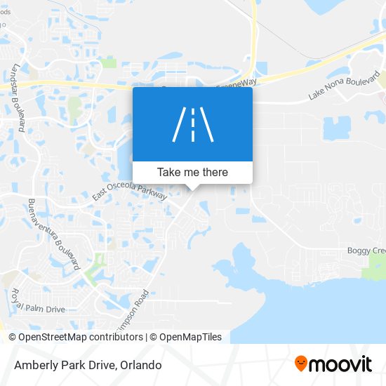 Amberly Park Drive map