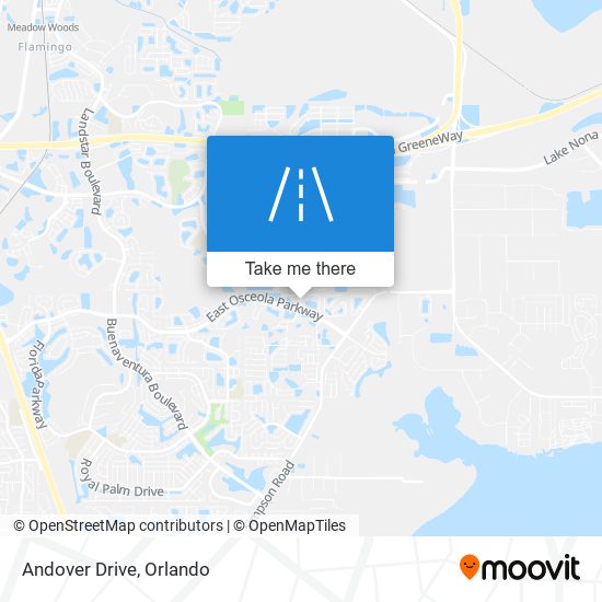 Andover Drive map