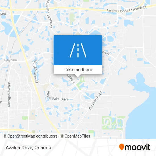 Azalea Drive map
