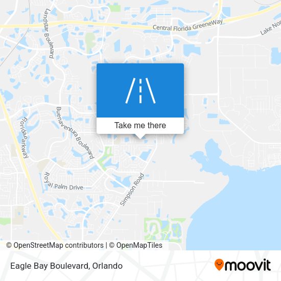 Eagle Bay Boulevard map