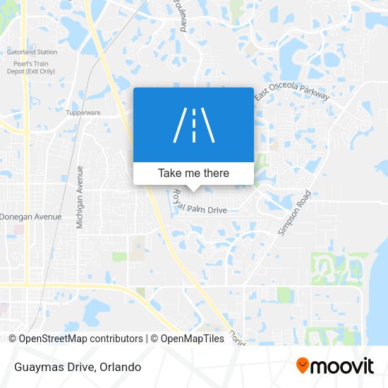 Mapa de Guaymas Drive
