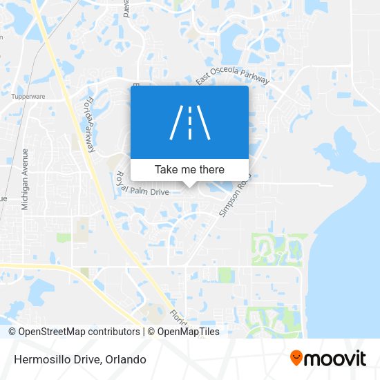 Mapa de Hermosillo Drive