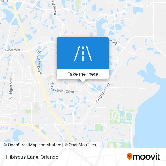Mapa de Hibiscus Lane