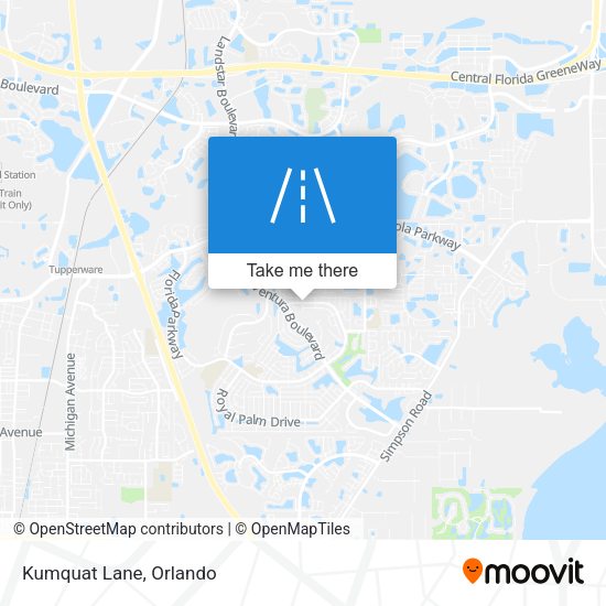 Kumquat Lane map