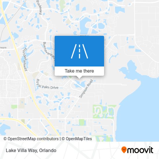 Lake Villa Way map