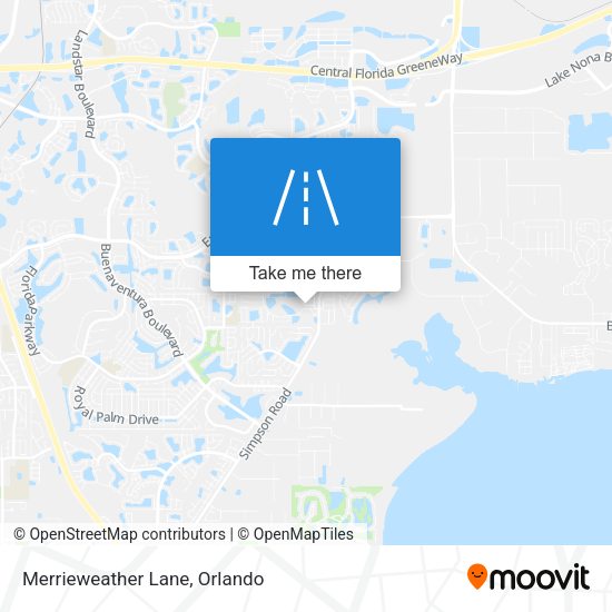 Mapa de Merrieweather Lane